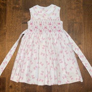 NWOT Zuccini Smocked Embroidered Bow Dress 4T - price is firm